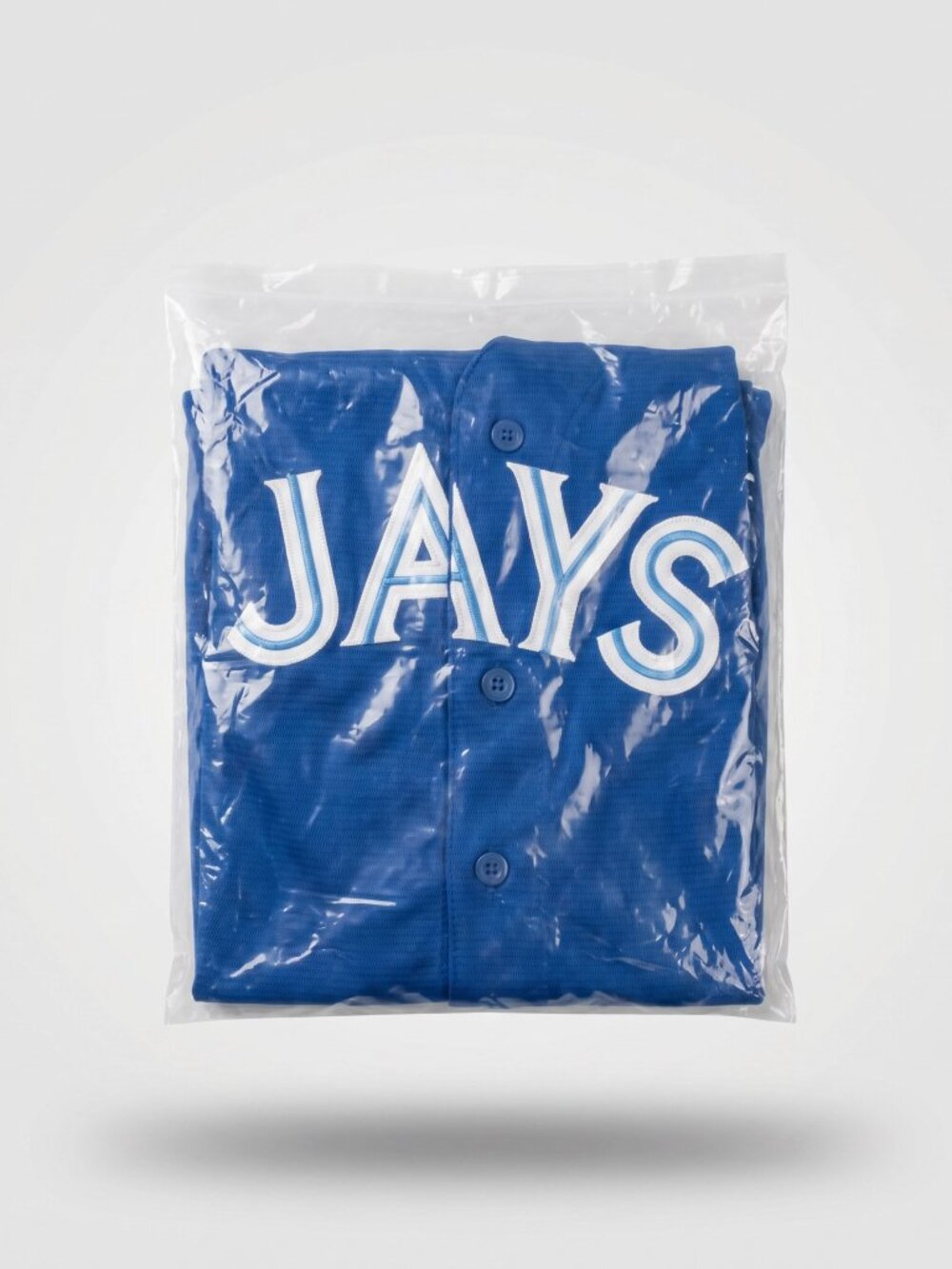 Toronto Blue Jays Blue Jersey MLB Button-Up New MANOAH "BUMP DAY"